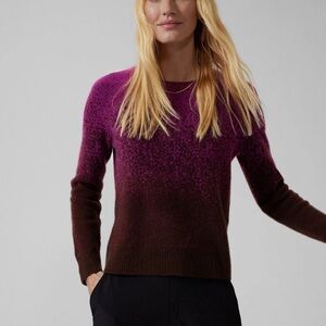 Athleta Hawthorn Textured Crew
Sweater New Horizon Ombre Warm size M